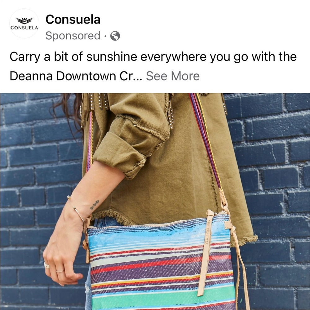 COPY - COPY - Viva Consuela crossbody/shoulder purse.